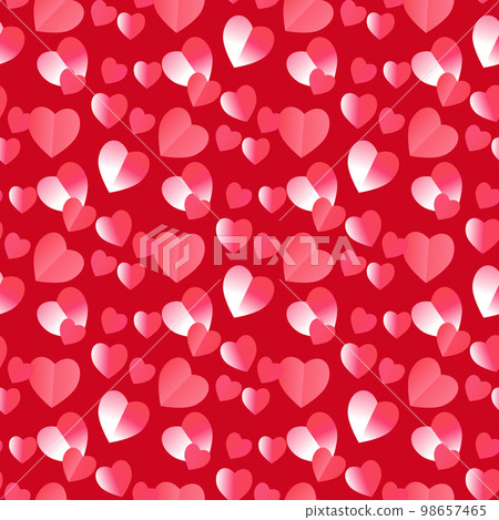 Cute modern  hearts seamless pattern, 98657465