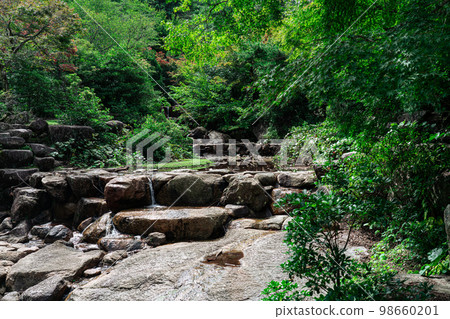 [世界遺產嚴島神社] 廣島縣廿日市市國家指定重要文化財產谷川紅葉庭園侵蝕防治設施第1號 98660201