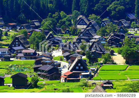 [岐阜縣]從白川鄉城山天文台觀看 98660289