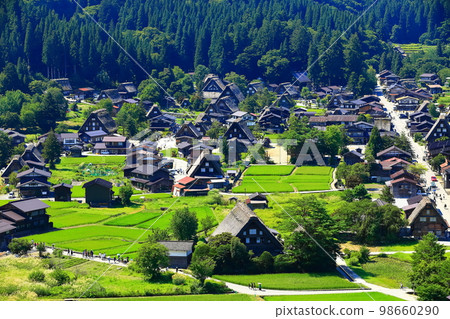 [岐阜縣]從白川鄉城山天文台觀看 98660290