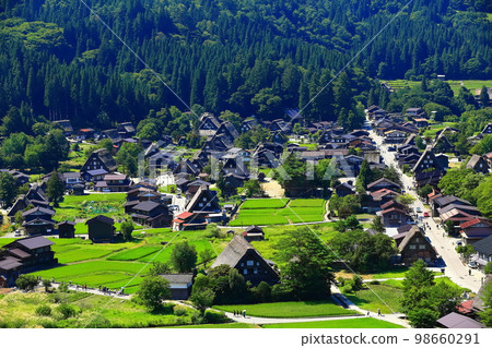 [岐阜縣]從白川鄉城山天文台觀看 98660291