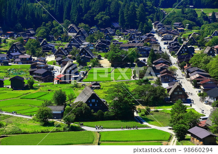 [Gifu Prefecture] View from Shirakawago Shiroyama Observatory 98660294