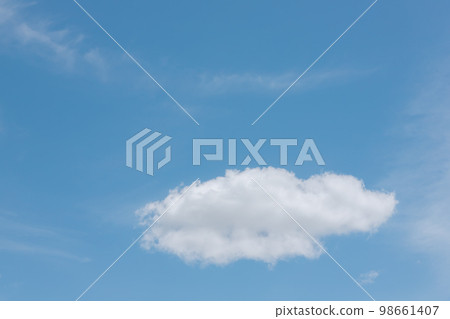 Blue sky cloud gradient light white background. Beauty clear cloudy on the sunshine calm bright winter air background. Gloomy vivid cyan landscape in the day horizon skyline view spring wind 98661407