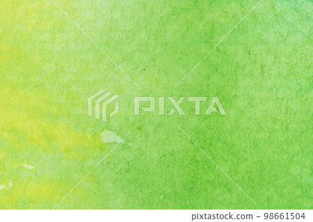 green, yellow watercolor, paint stroke gradient color combination on drawing paper use as background green, yellow watercolor, paint stroke gradient color combination on drawing paper use as background 98661504