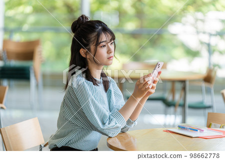 有智能手機的一位小姐 98662778
