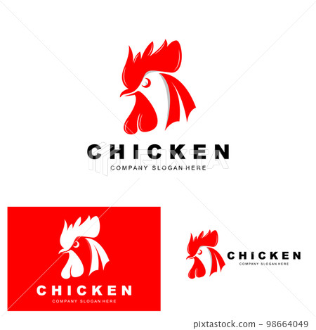 Chicken Logo, Farm Animal Vector, Design For Chicken Farm, Fried Chicken Restaurant, Cafe Chicken Logo, Farm Animal Vector, Design For Chicken Farm, Fried Chicken Restaurant, Cafe 98664049