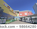 Cityscape of the west exit of Kawasaki Station in fine weather 5 98664280