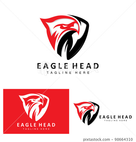 Eagle Head Logo Design, Flying Feather Animal Wings Vector, Product Brand Icon Illustration Eagle Head Logo Design, Flying Feather Animal Wings Vector, Product Brand Icon Illustration 98664310