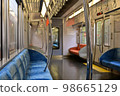 Inside an empty train 98665129