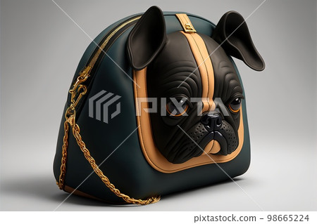 Dog shape fashion luxury bag illustration generative ai Dog shape fashion luxury bag illustration generative ai 98665224