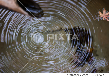Shishiodoshi and ripples 98665248