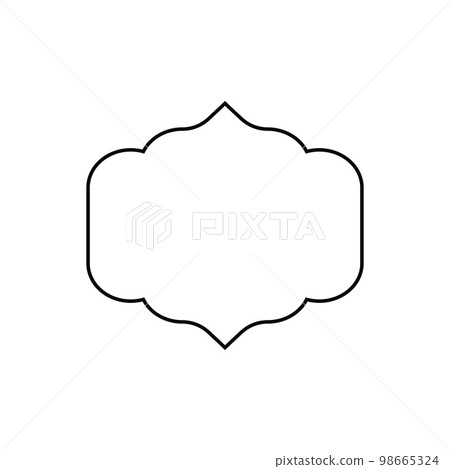 Islamic windows and arches with modern boho 98665324