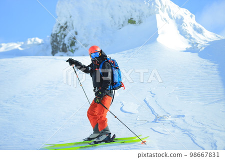 Backcountry skiing 98667831