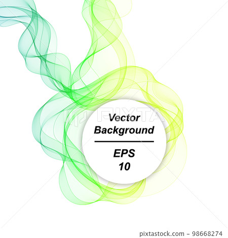 Colored abstract wave. Vector background. Design element. eps 10 Colored abstract wave. Vector background. Design element. eps 10 98668274