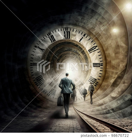 Time travel. Jump into the time portal in hours Time travel. Jump into the time portal in hours 98670722