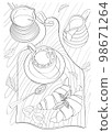 anti stress, antistress, art, coloring, coloring book, coloring pages, concept, design, draw antistress, draw coloring, drawing, drawing book, drawing paper, girl, hide, hug, illustration, line, line  98671264