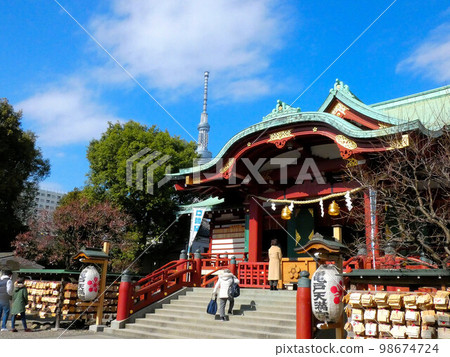東京,初春,龜戶天神,學問之神 東京,初春,龜戶天神,學問之神 98674724
