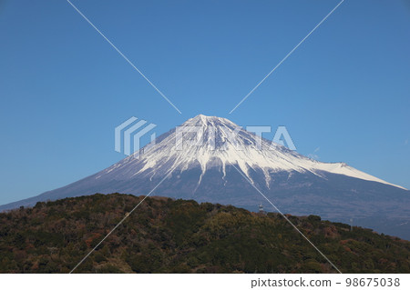 2023 年元旦太平洋一側的富士山 2023 年元旦太平洋一側的富士山 98675038