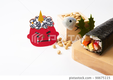 Setsubun 拋豆圖像 Setsubun 拋豆圖像 98675115