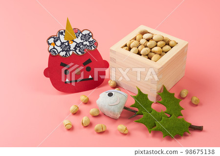 Setsubun bean-throwing image Setsubun bean-throwing image 98675138
