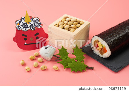 Setsubun bean-throwing image 98675139