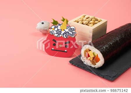 Setsubun bean-throwing image Setsubun bean-throwing image 98675142