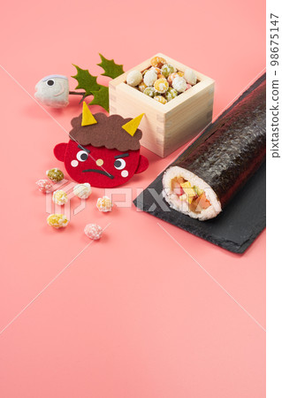 Setsubun bean-throwing image Setsubun bean-throwing image 98675147