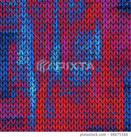 Background illustration of knitted fabric, illustration material of knitted pattern, abstract wallpaper material, background of knitted pattern Background illustration of knitted fabric, illustration material of knitted pattern, abstract wallpaper material, background of knitted pattern 98675388