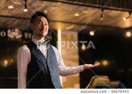 bearded waiter bearded waiter 98676443
