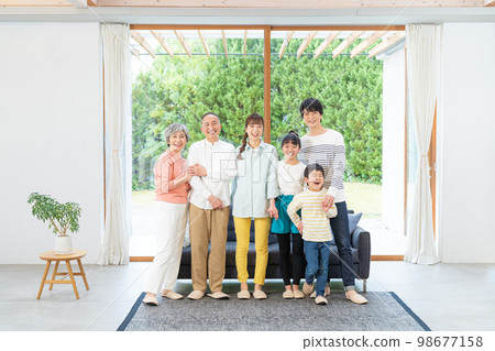 Three generations family 98677158