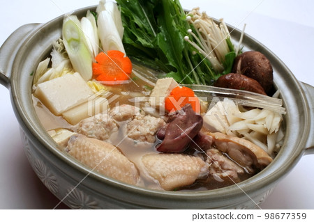 Akita local chicken hot pot 98677359