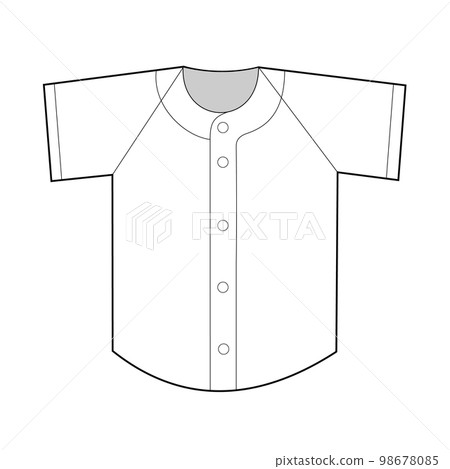 Baseball/white (plain) uniform 98678085