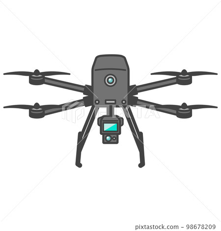 大型工業無人機、航拍相機、帶激光雷達測繪航拍設備、降落、停止狀態 大型工業無人機、航拍相機、帶激光雷達測繪航拍設備、降落、停止狀態 98678209