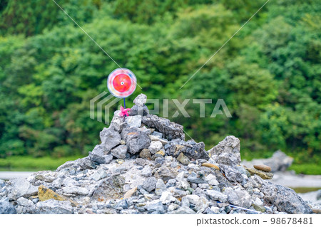 聖地恐山恐山菩提寺風車(青森縣陸奧市) 聖地恐山恐山菩提寺風車(青森縣陸奧市) 98678481