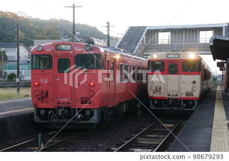 津山線福田站換取柴油車 津山線福田站換取柴油車 98679293