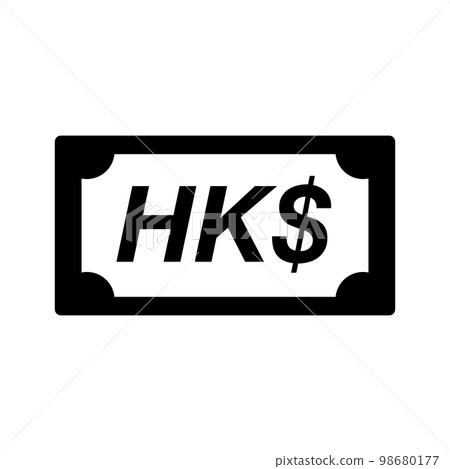 Hong Kong dollar icon. vector. 98680177