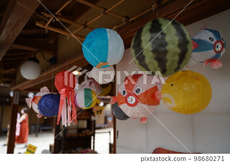 Okage Yokocho，城鎮，購物街，老式，紀念品商店，紀念品商店，商店，夏天，建築，日本建築，舊，建築，街道，傳統， 98680271