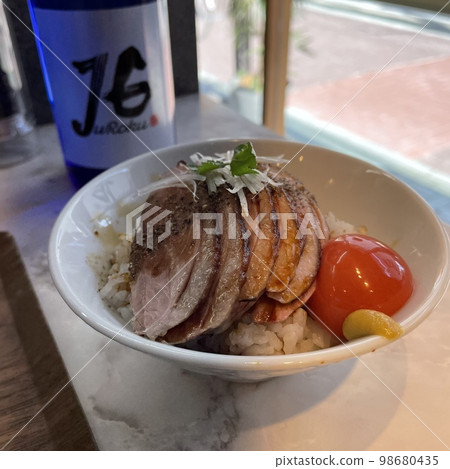 duck meat bowl duck meat bowl 98680435