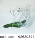 Cucumber water drop water drop material 98680894
