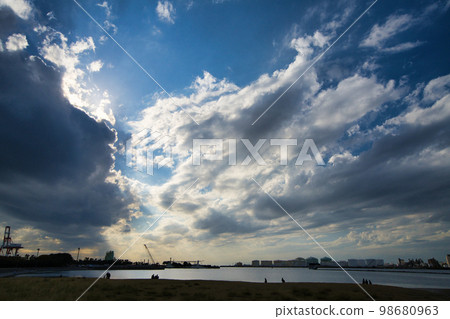 Chiba Port and factory area Chiba Port and factory area 98680963