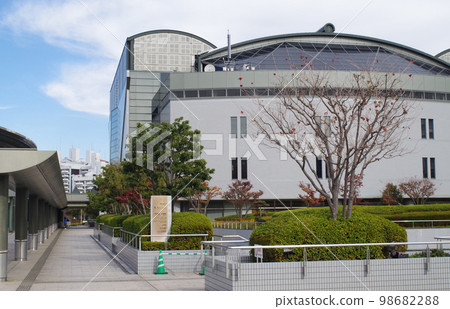 Hiroshima Prefectural Gymnasium Small Arena Building View Hiroshima Prefectural Gymnasium Small Arena Building View 98682288