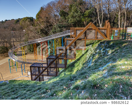 Matsudo City 21st century forest and playground equipment "Asobi no Sumika" [adventure trail] 98682612