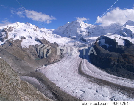 Monte Rosa, Liscum and Grenz Glacier from the Gornergrat Observatory Monte Rosa, Liscum and Grenz Glacier from the Gornergrat Observatory 98682644