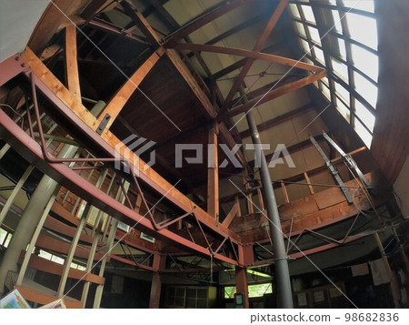 The inside of Shokanso on Mount Shokanbetsu 98682836