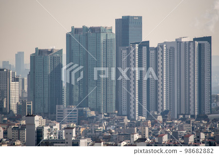 Seoul South Korea capital urban areal cityscape Seoul South Korea capital urban areal cityscape 98682882