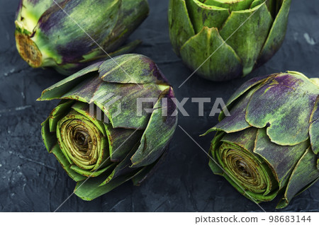 Artichoke - a specific delicacy vegetable. 98683144