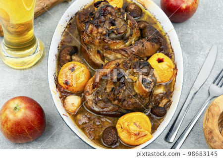 Pork knuckle, Octoberfest party 98683145