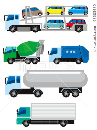 various working vehicles 98683480