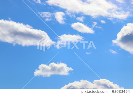 晴朗的天氣和雲 晴朗的天氣和雲 98683494