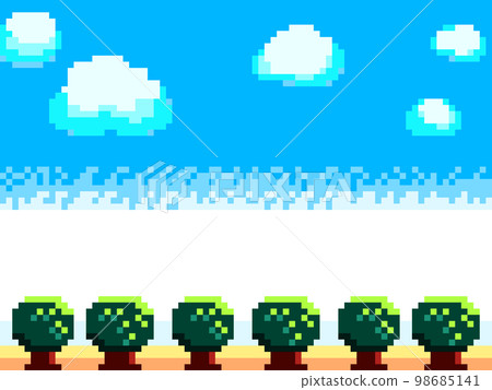 Pixel art game command style Pixel art game command style 98685141